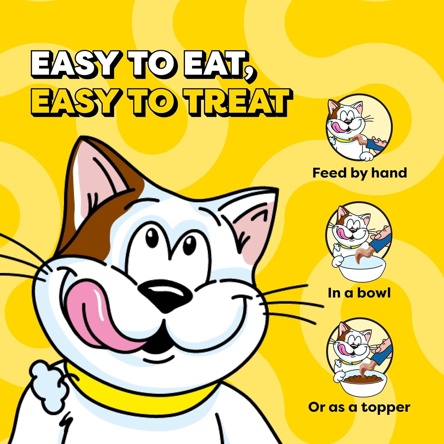 Creamy Puree Squeezable Lickable Cat Treats, Wet Cat Treats with Salmon, 0.42 Oz. Tubes, 24 Count - Packaging May Vary