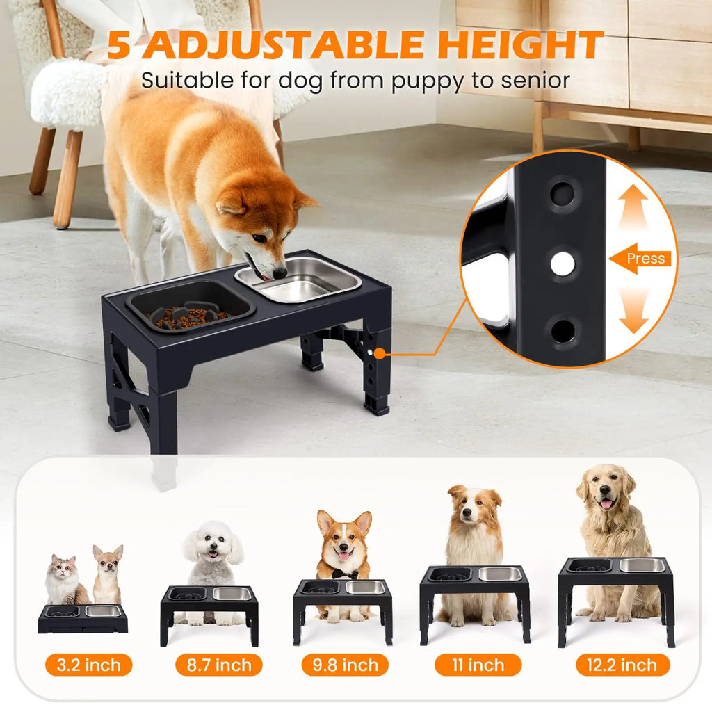 ErgoFeeder™ - Elevated 2-in-1 Pet Feeder