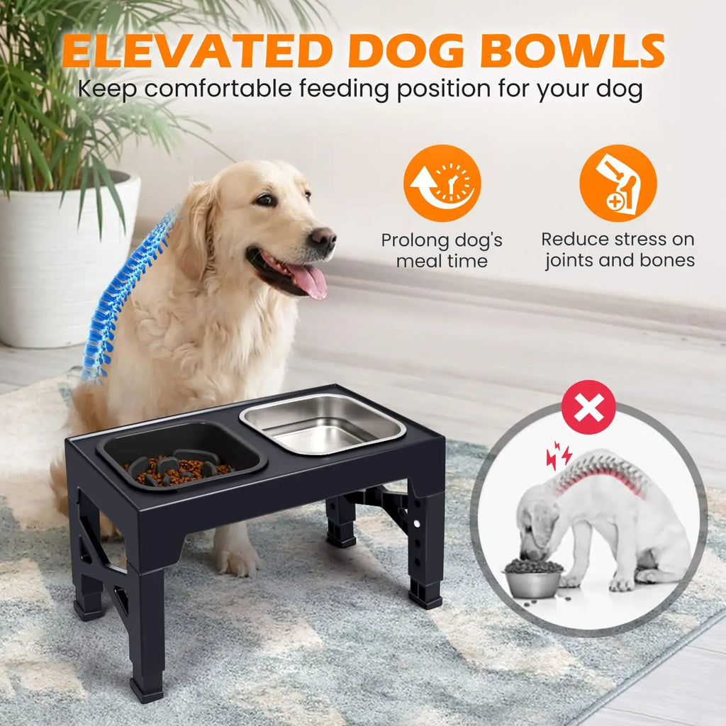 ErgoFeeder™ - Elevated 2-in-1 Pet Feeder