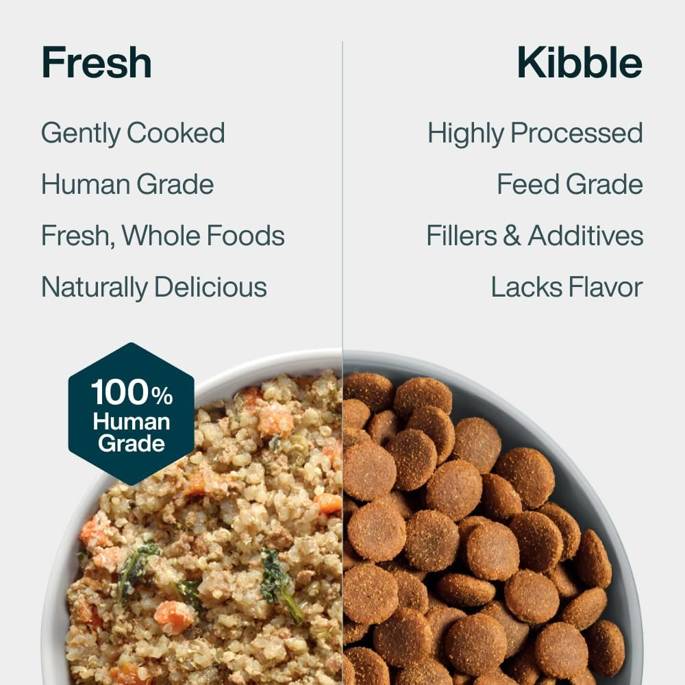 Pantry Fresh Wet Dog Food, Complete Meal or Dog Food Topper, Beef & Russet Potato Human Grade Dog Food Recipe - 12.5 Oz (Pack of 6)